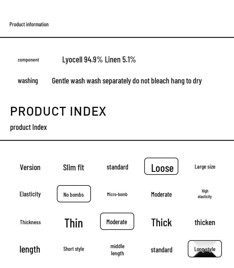 Damen Luomeng Leinen Lyocell Mischung Weitbein Freizeithose