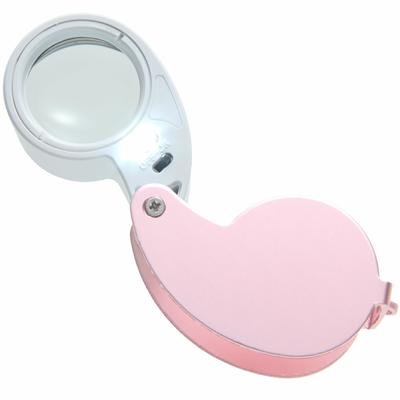 PhoenixLoupe Lupa portátil de avaliação de joias para revisão e revisão de texto Luz LED Garantia de prazo Lupa de 45 lupas [ampliação de 40x]