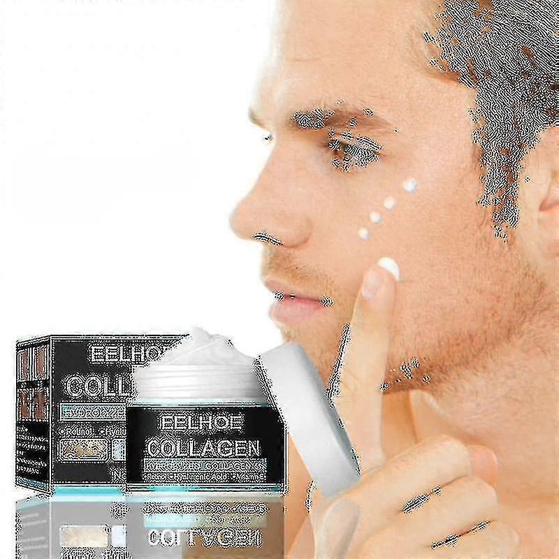 Männer Kollagen Anti-Falten Creme Hyaluronsäure Faltenentferner Feuchtigkeitsspendend Anti-Aging Straffend Lifting Aufhellend Gesichtspflege Tw - SS