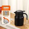 Smart Stainless Steel Thermos Teapot: Large Capacity for Home & Office Tea Brewing
