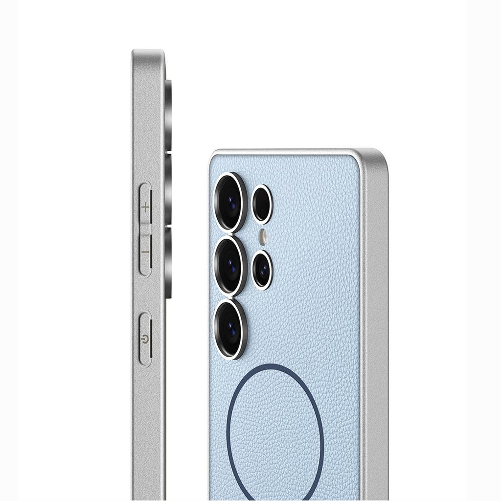 Samsung S25Ultr Premium Mobile Phone Case Thin Circle Magnetic Magsafes25Ultra Wireless Charging Japan and South Korea