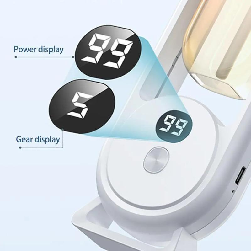 Digitaler Aromatherapie-Diffusor mit Stimmungslicht 1000mAh Auto-Spray 5 Modi Timer Luftbefeuchter für Schlaf Ätherischer Öl-Diffusor 50ml