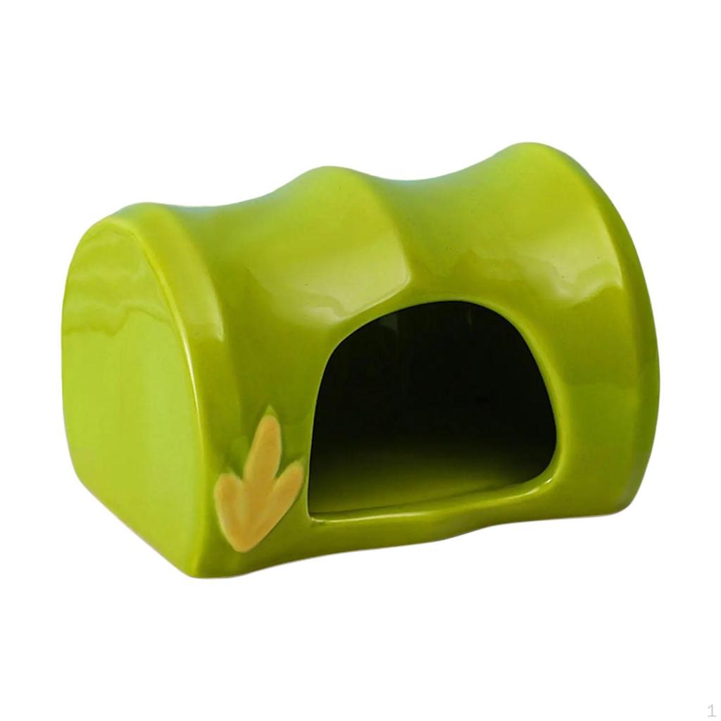 Ceramic Hamster House Bed Small Sleep Animal for Chinchillas Gerbils Rats