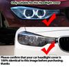 Car Headlight Cover Lampshade Waterproof Bright Shell Cover Lamp Clear Lens Cover for BMW 3 Series F30 F31 F35 2013 2014 2015