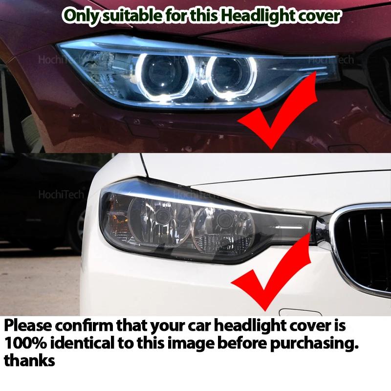 Car Headlight Cover Lampshade Waterproof Bright Shell Cover Lamp Clear Lens Cover for BMW 3 Series F30 F31 F35 2013 2014 2015
