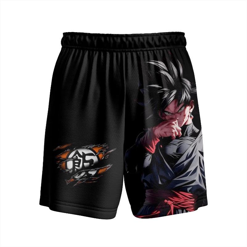 2026 Heren De Hete Dragon Ball Z Buu Son Goku Gohan KAKAROTTE Strand Short Broek Casual Heren Zwemkleding Sneldrogend Koel Cadeau Comfort