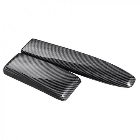 Carbon Fiber Console Armrest Cover Trim For 2010-13 Benz E-Class E250 E300 E350