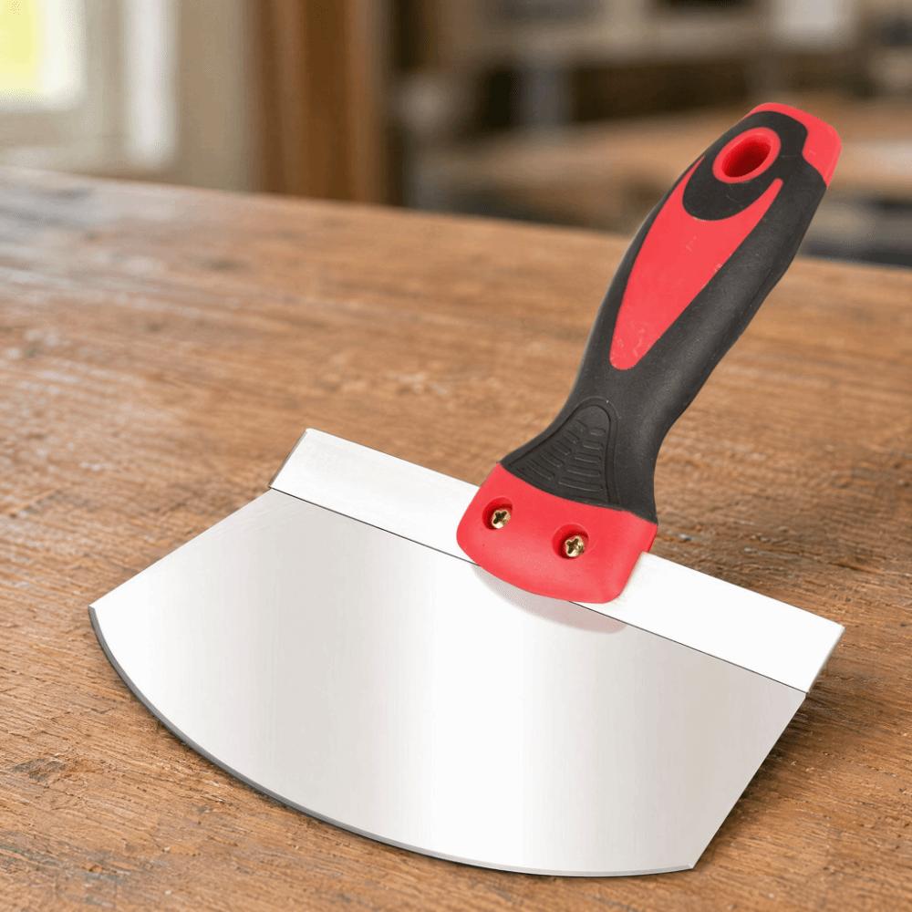 Contoured Blade Multipurpose Scraper Rustproof Stainless Steel Bucket Scoop Tool Professional Use