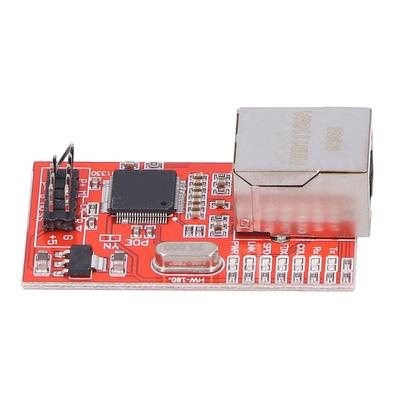 Ethernet Modul Elektronischer Baustein Netzwerkteile Komponenten Rote Platine W5100