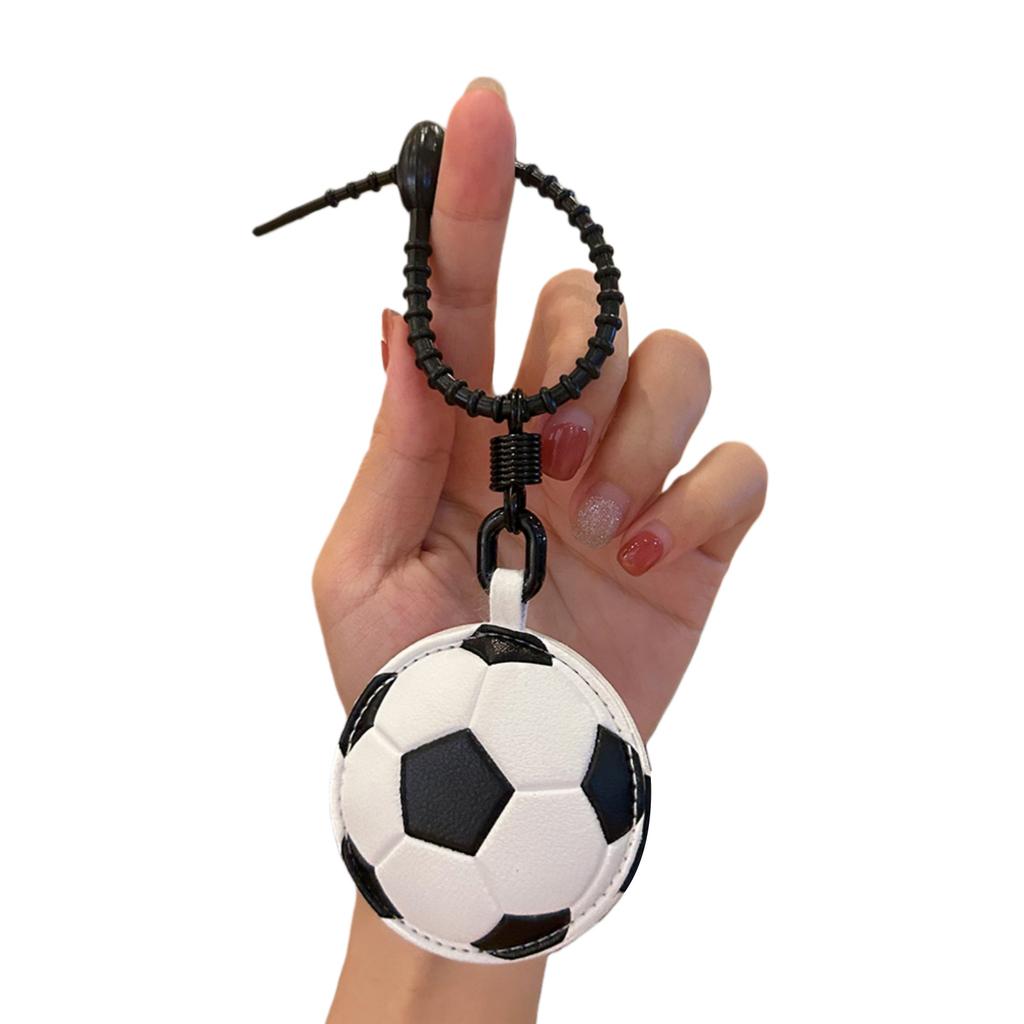 Personalized Keychains Featuring Baseball, Soccer, Basketball, And Volleyball Balls; Leather Bag ; Gifts For Rugby, Soccer, And Sports Enthusiast