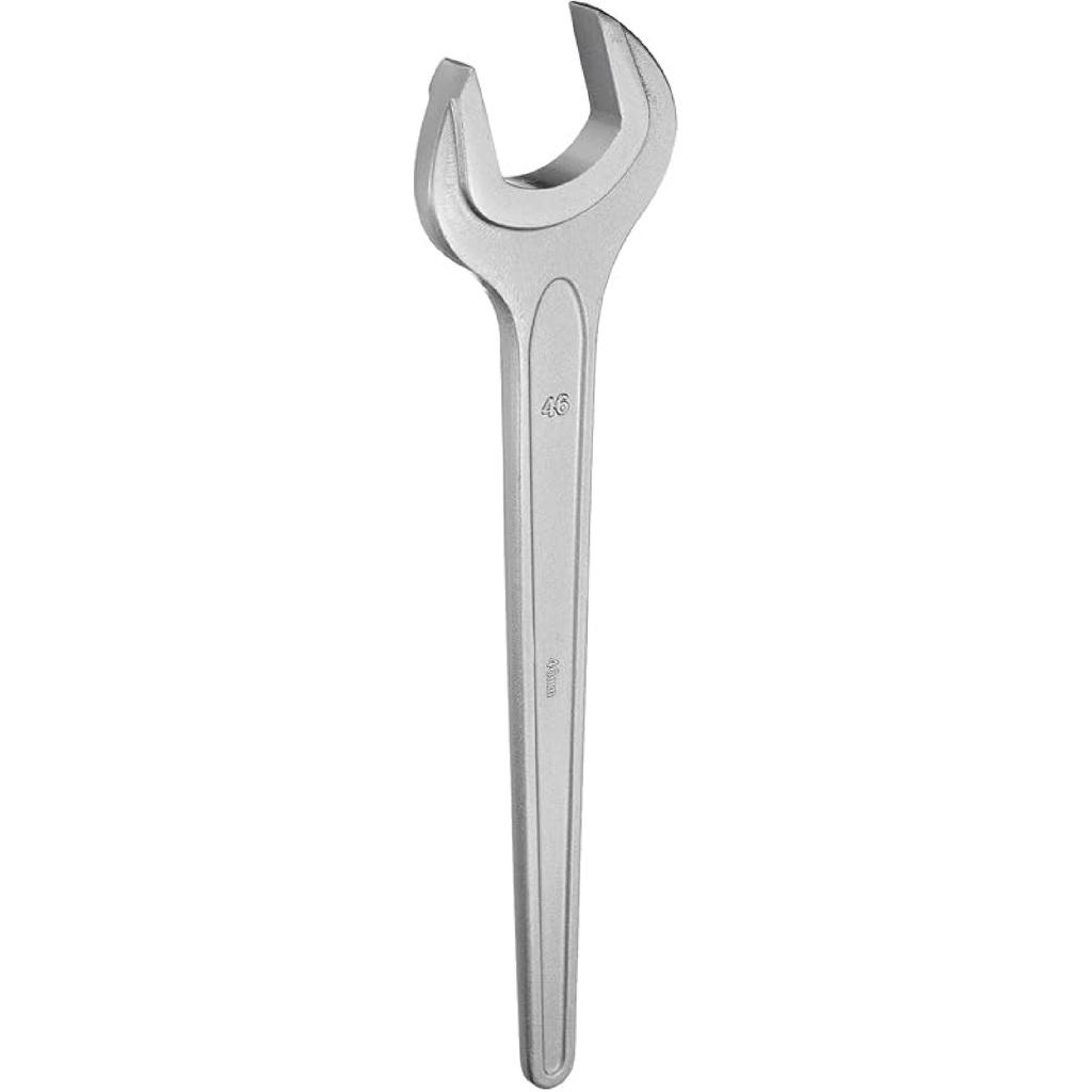 HARFINGTON Single Open Ended Spanner Wrench, 46mm, Thicken CR-V Steel Open End Wrench Tool for for Automotive Repair and Furniture Assembly, Grey