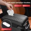 Elbow Support Car Armrest Cushion Tissue Box Arm Rest Protector  Middle Armrest