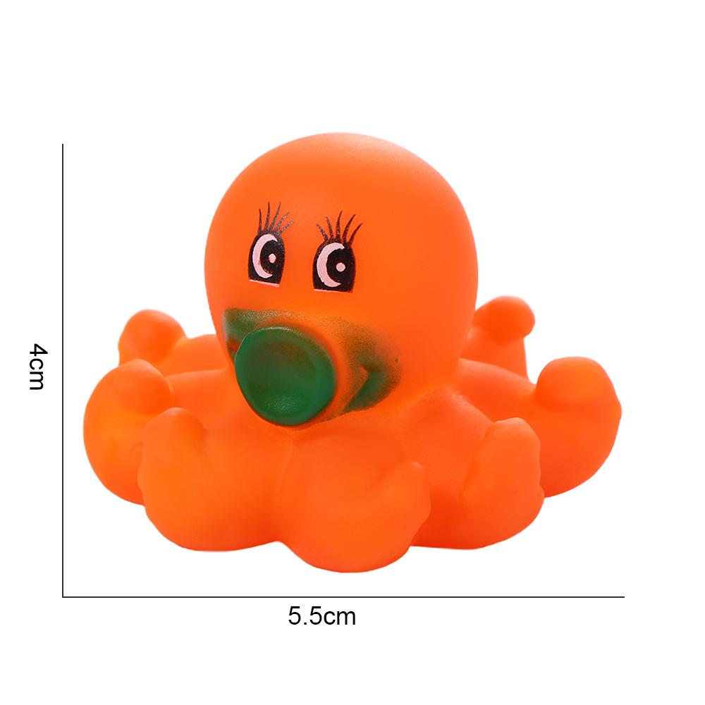 Sound Squeaky Children Colorful Float Shower Toy Swimming Water Toys Bath Toys Baby Bath Toys