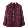 Autumn and Winter Coat Women's Retro Top Fleece Thickened Lapel Top Old