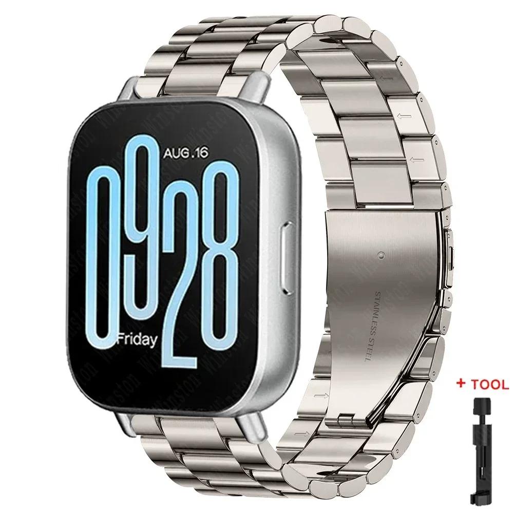 NEW 22mm Bracelet for Redmi Watch 5 Active/Lite Metal Band for Xiaomi Redmi Watch 3 Active/Lite Wristband Stainless Steel Strap