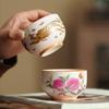 Farbwechselnde Keramik-Teetasse Chinesische Kung Fu Tee-Accessoires Meister-Teetassen Haushalts-Teegeschirr Trinkgeschirr Teezeremonie 2025 Neu