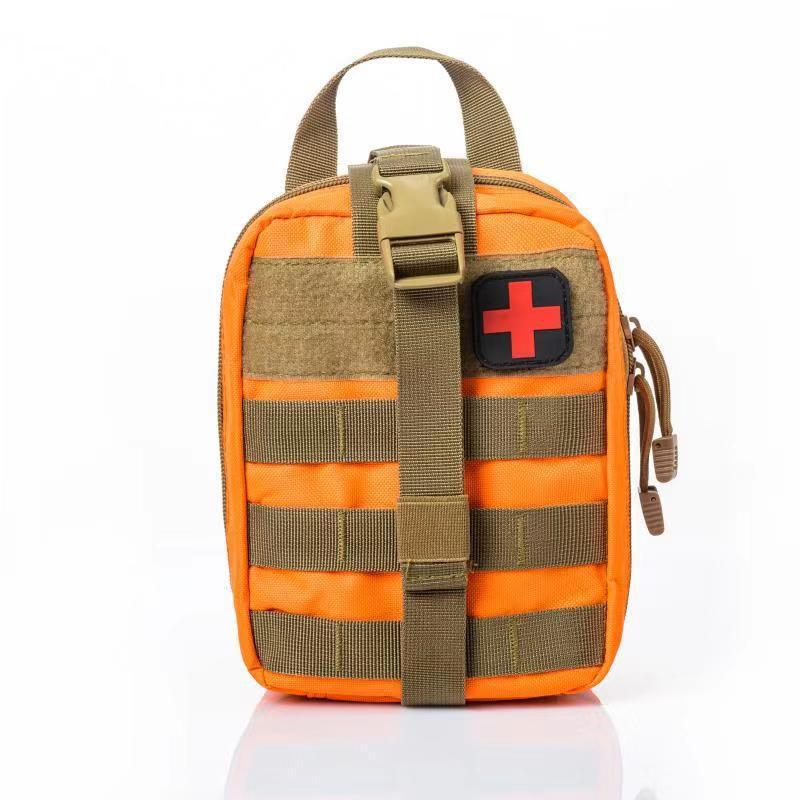 Camouflage Tactical Waist Pack: Multifunctional Medical Pouch for Outdoor Survival and Mountaineering.