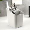 Container Drainer for Cutlery Knives Kitchen Utensils Basket Stand Gray