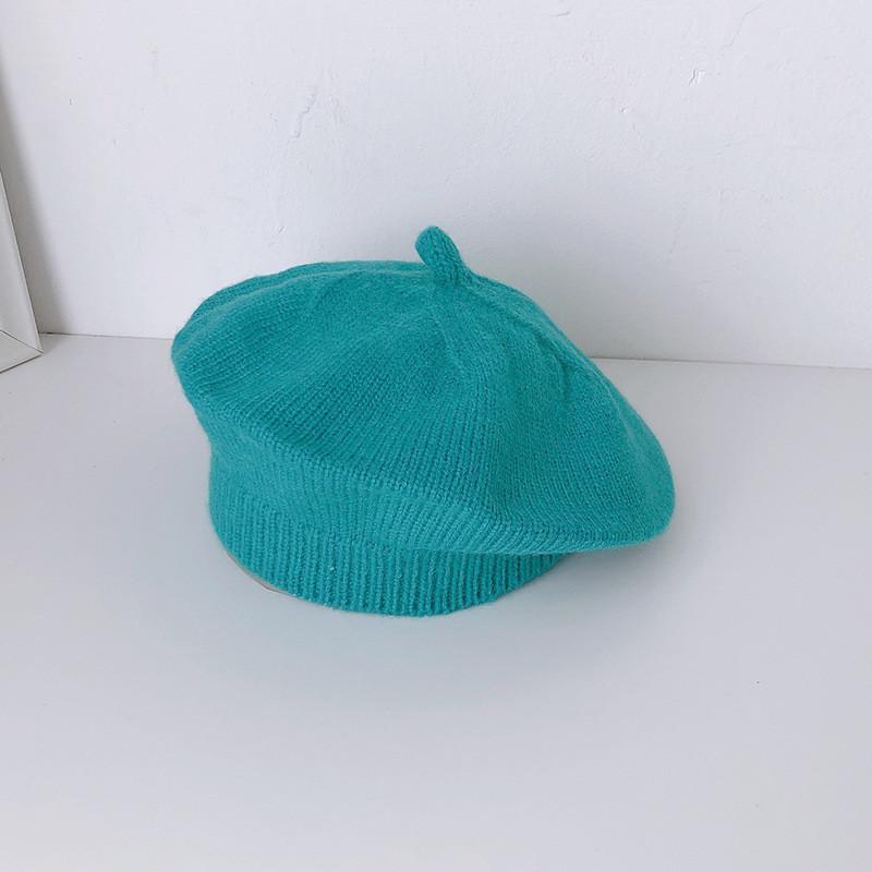 Baby Strickmütze Winter Saison Warm Unisex Kleinkind Künstler Baskenmütze