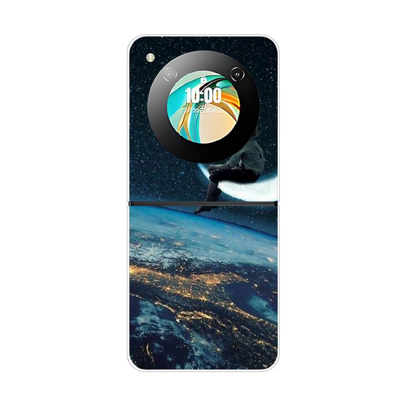 Pevný PC kryt pre ZTE Nubia Flip 2 Nárazuvzdorné puzdrá na telefón pre ZTE Libero Flip 2 5G Zadný priehľadný kryt Flip2 Coque Funda