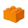 LEGO Aufbewahrungsbox Stein 4 leuchtend orange 40031760