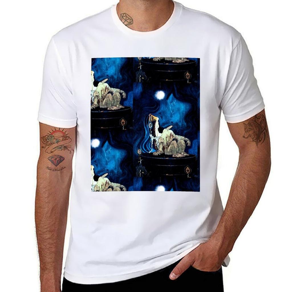 Kay Nielsen East Of The Sun And West Of The Moon Pl 23 Tshirt Basic Breathable Solid Color Tshirt