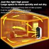 Portable Energy Saving  Ceramic Household Space Air Hot  Fan Heater With For Office Room  Desk Winter Warmer