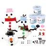Build A Snowman Kit Air Dry Clay Snowman Christmas Crafts for Kids Ages 4-12 Fun Modeling Clay Snowman DIY Kit for Holiday Party Decor