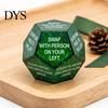 Group Activity Props Santa Swap Gift Exchange Dice, 12-Side Glitter Game Christmas Stocking Stuffers, Ideas Secret Party Favors Dice for Family Party,