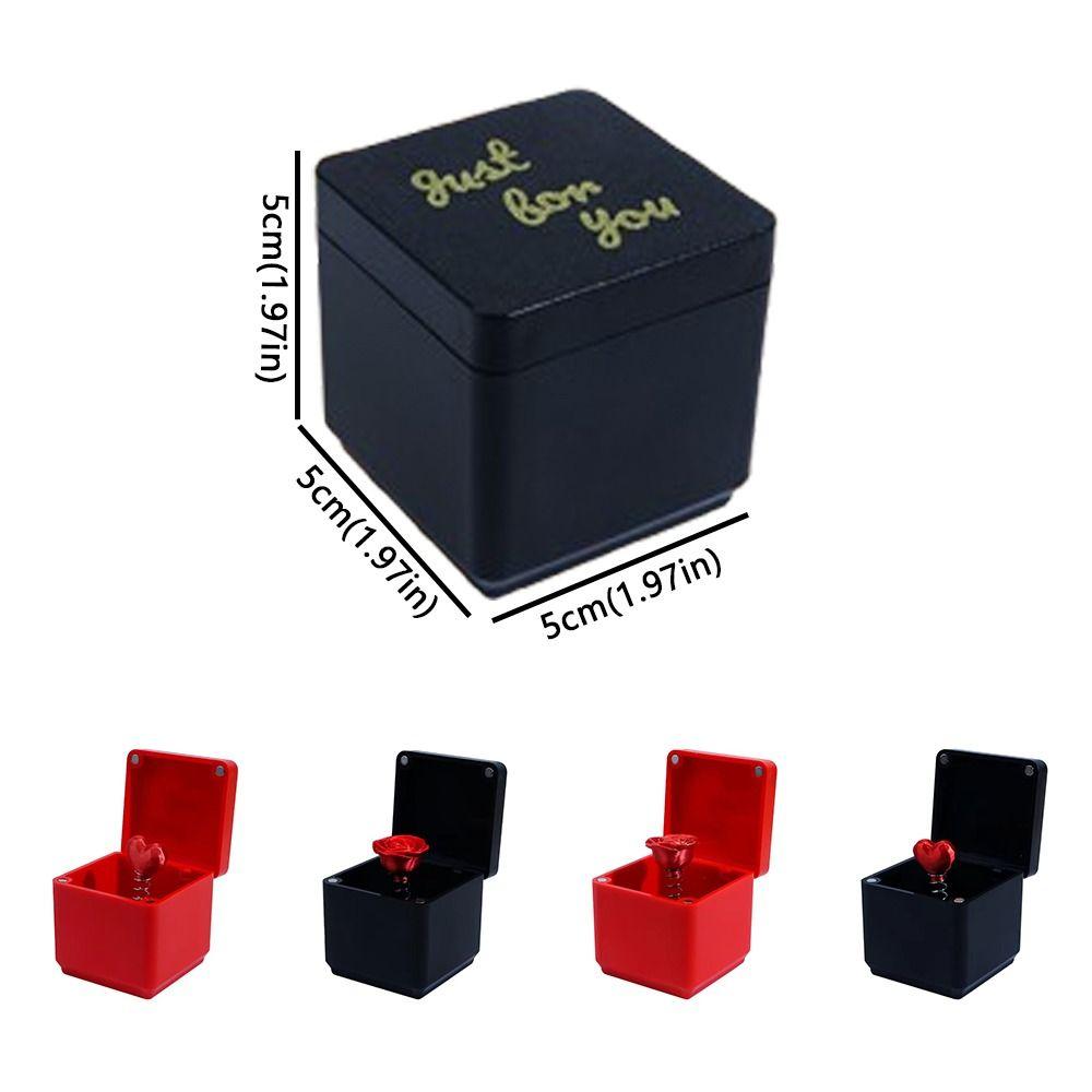 Creative 3D Printed Annoying Gift Box Pop-Up Novelty Prank Storage Box Red Heart Shape Funny Surprise Gift Box Valentine's Day