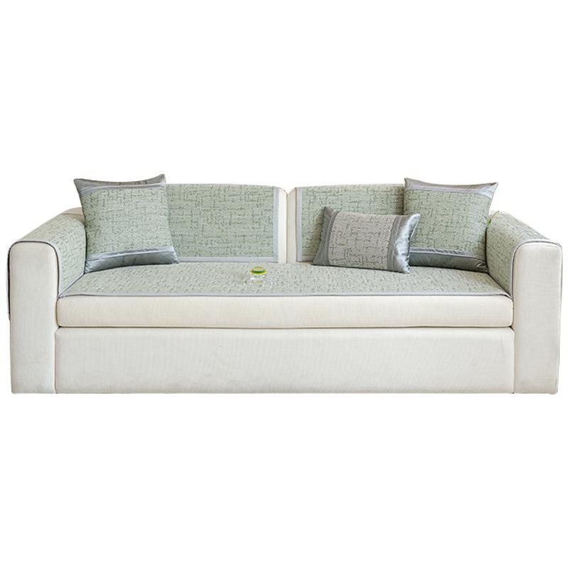 New Summer Sofa Mat, Simple And Modern Cool Rattan Mat, Non-Slip One-Piece Straight Row Sofa Cushion