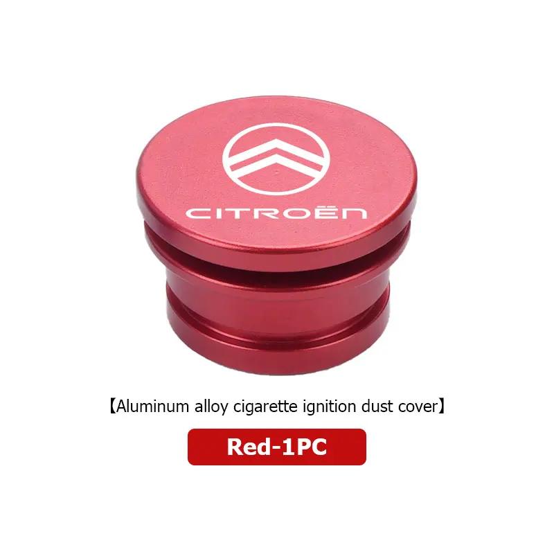ARM3 Car Metal Cigarette Lighter Button Cap Dustproof Cover Socket For Citroen Jumper Celysee Cactus Picasso Aircross Saxo Grand