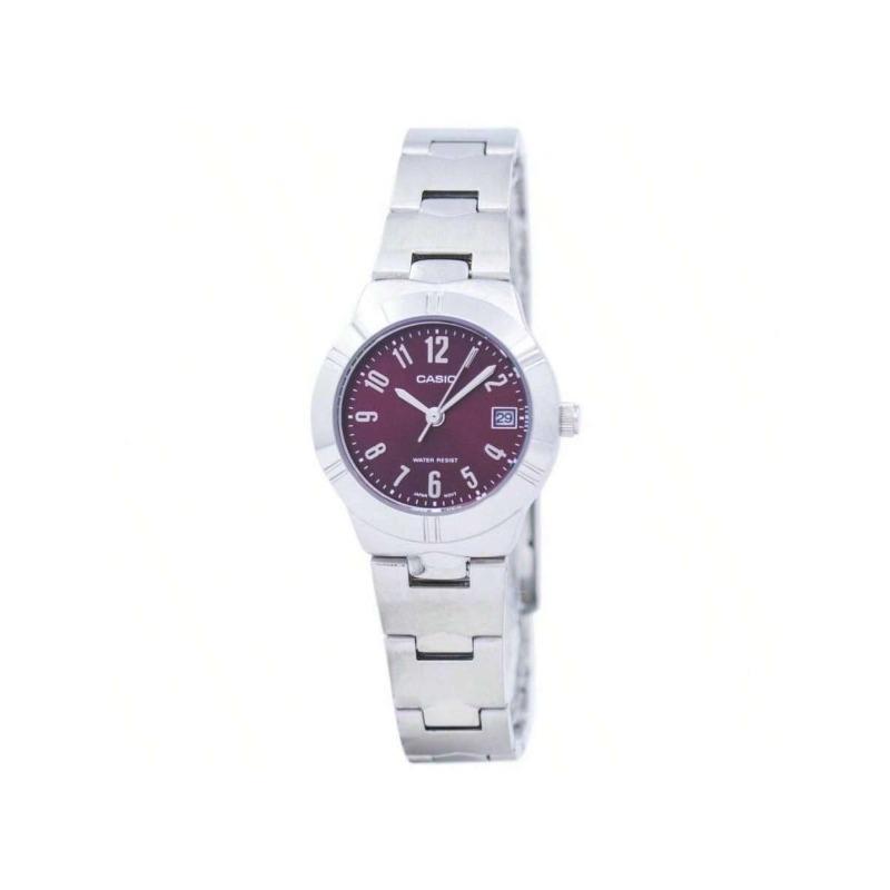 Casio LTP-1241D-4A2 Enticer Series Red Analog Quartz Women s Casual Watch красный