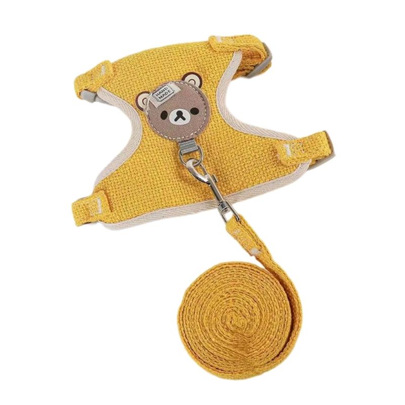 Soft Permeable Chest Strap Puppies Comfortable Pet Walking Vests Harnesses for Kittens Puppies Small Dogs