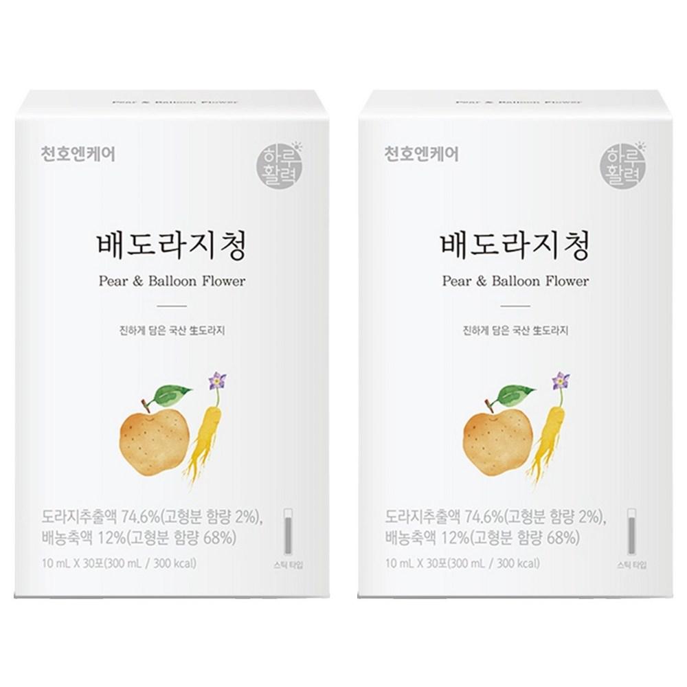 Haru Hwalryeok Pear & Balloon Flower Root Extract 300ml 2 Pcs