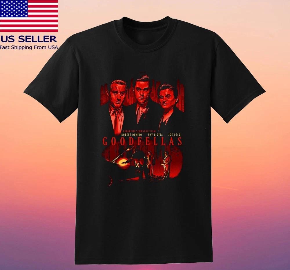 Goodfellas Al Pacino Three Wise Men Movie Men s Black Size S-5XL S