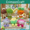 Corn Carrots Mushrooms Cartoon Plush Keychain Vegetable Cord School Bags Gift