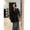 Women's 2025 Korean Style Loose Woolen Coat - Autumn/Winter Temperament