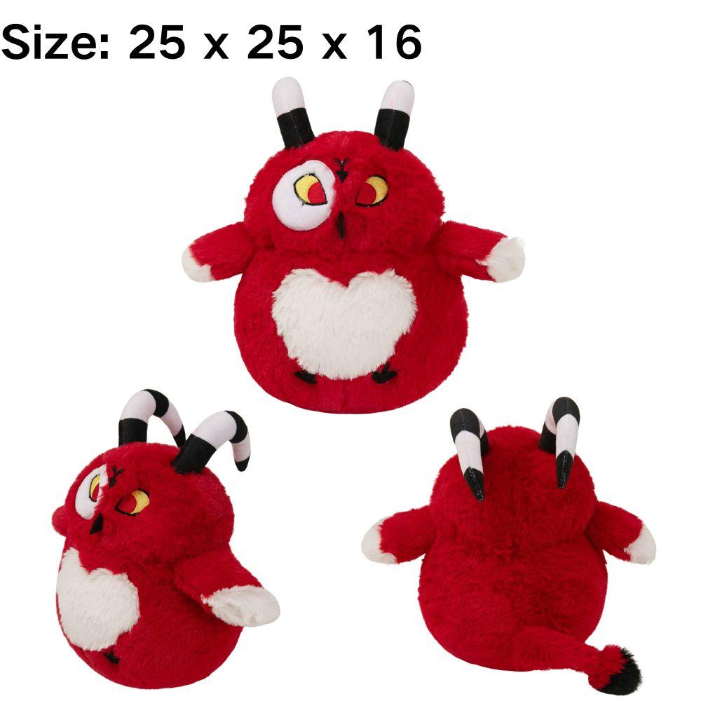 Cursed Cat Alastor Cosplay Plush Angel Dust Husk Lucifer Fat Nuggets Plushies Cartoon Hotel Fantasy Birthday Gifts Mascot Props