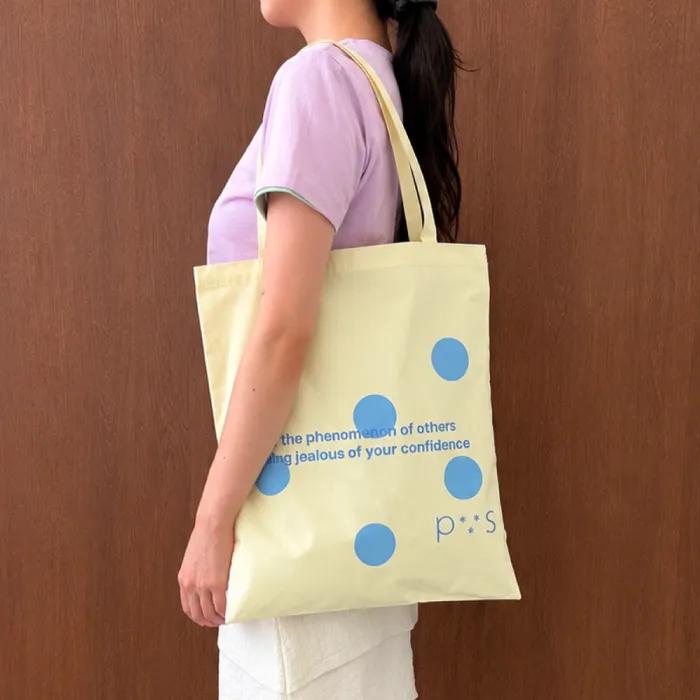 Dot Signature Logo Bag / Light Yellow