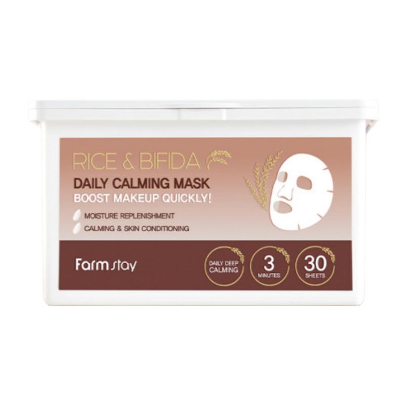 

Farmstay Rice & Bifida Daily Calming Mask 30 Sheets (350g)