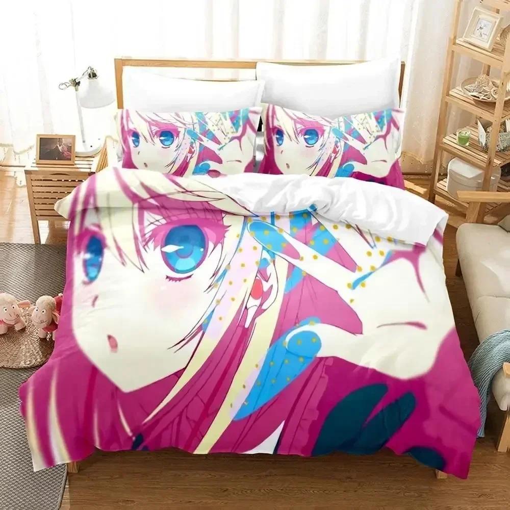 Absolute Duo Bettwäscheset Einzelbett Twin Full Queen King Size Bettset Erwachsene Kind Schlafzimmer Bettbezugsets 3D-Druck Anime Bettlaken-Set