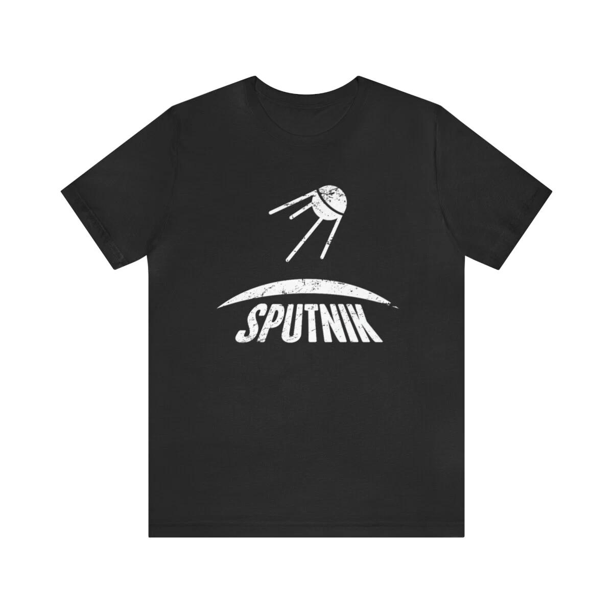 Russian Sputnik T shirt, Soviet Space Program, USSR Soviet Unisex Tee Shirt S