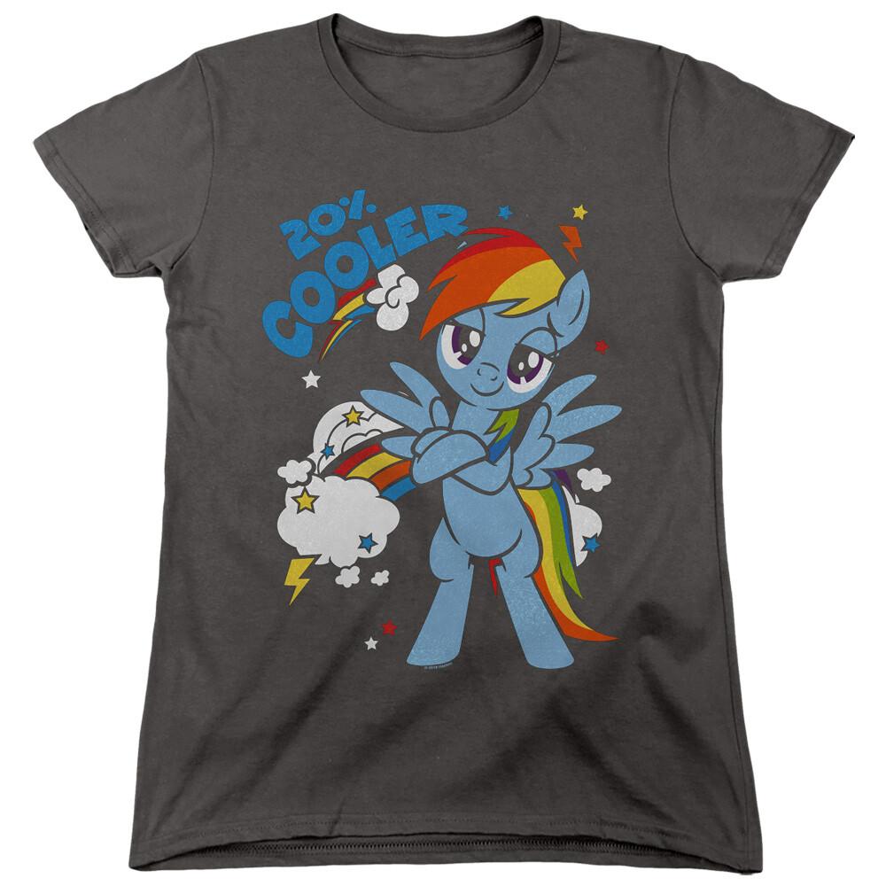 Женская футболка My Little Pony, более темный угольный цвет, унисекс S