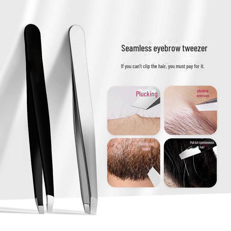 Precision Stainless Steel Tweezers: Perfect for Eyebrow and Beard Hair Removal