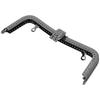 Metal Purse Frame DIY Kiss Clasp Lock Retro Embossed Handle Hardware Accessories 20cmGun Black