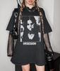 Vintage OBSESSION T-Shirt, Frowning Nikki Grafik-T-Shirt, Gothic Horror Tee