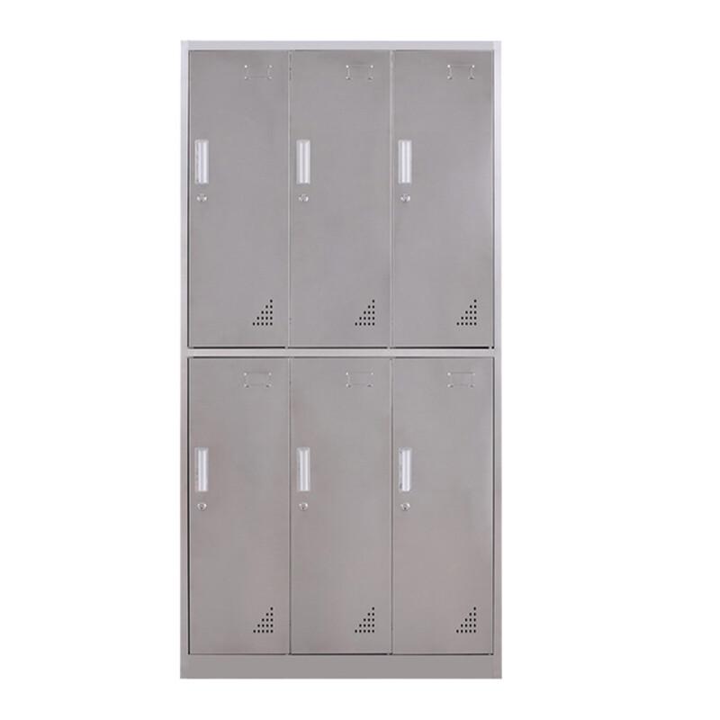 DXBG Stainless Steel Six-Door Employee Locker
