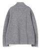 BEENTRILL Essential Turtleneck Two-Way Knit Zip-Up (Melange Gray)
