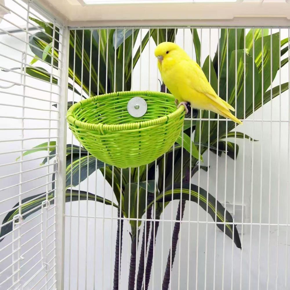 Bite Resistant Hanging Bird House Wear-resistant Handwoven Bird House  Balcony